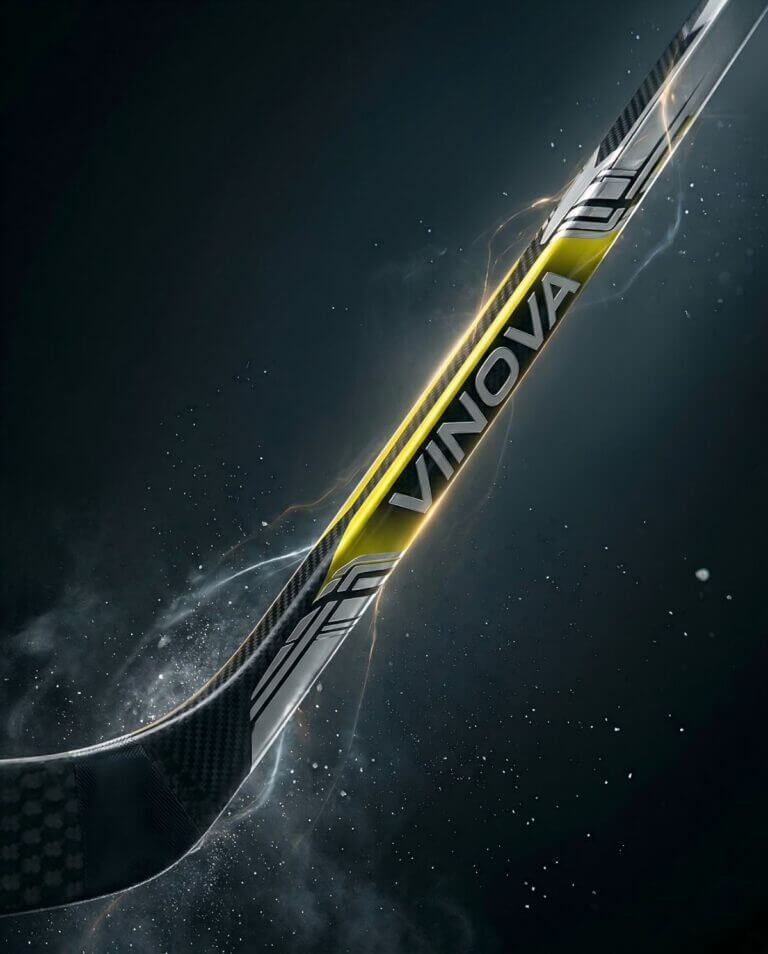 Custom ice hockey player sticks