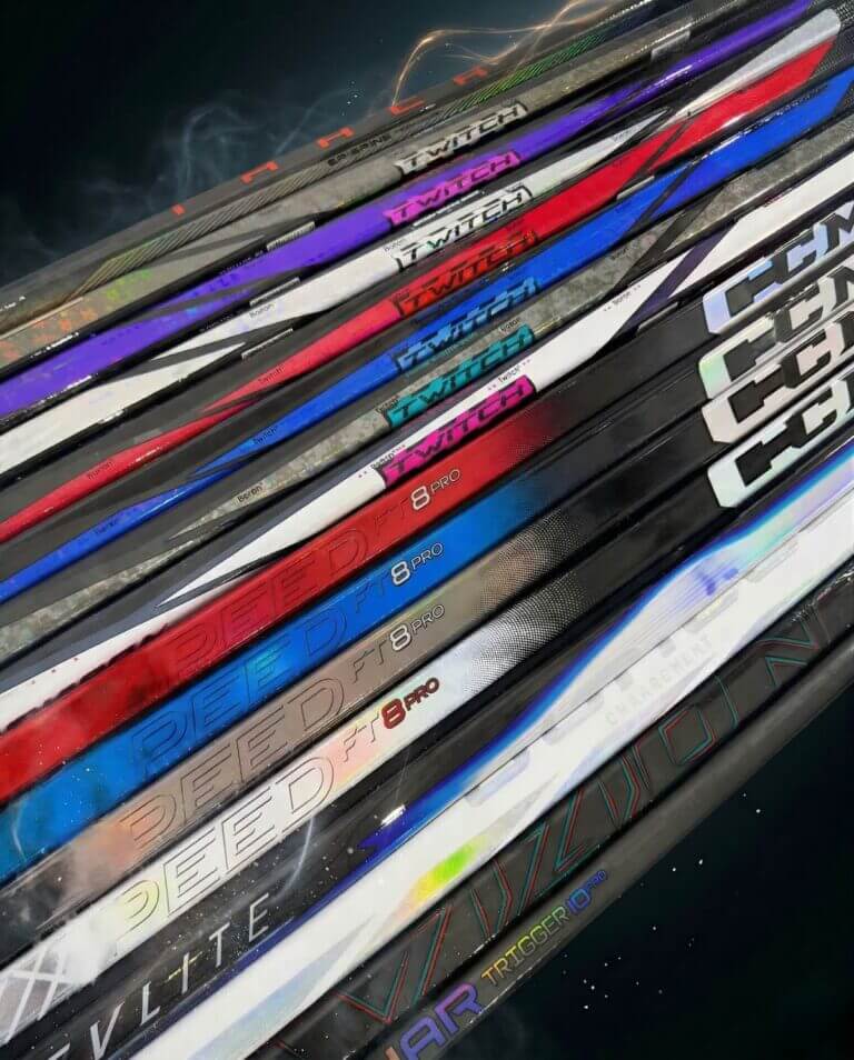 Replica Pro-Stock Carbon Fiber Hockey Sticks OEM ODM