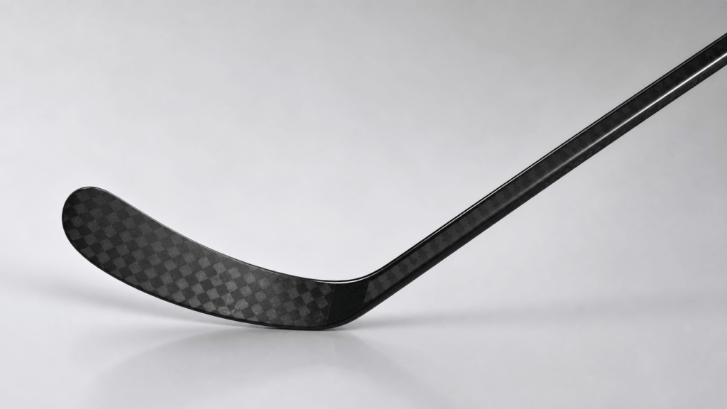 Custom hockey stick finish logo and grip options